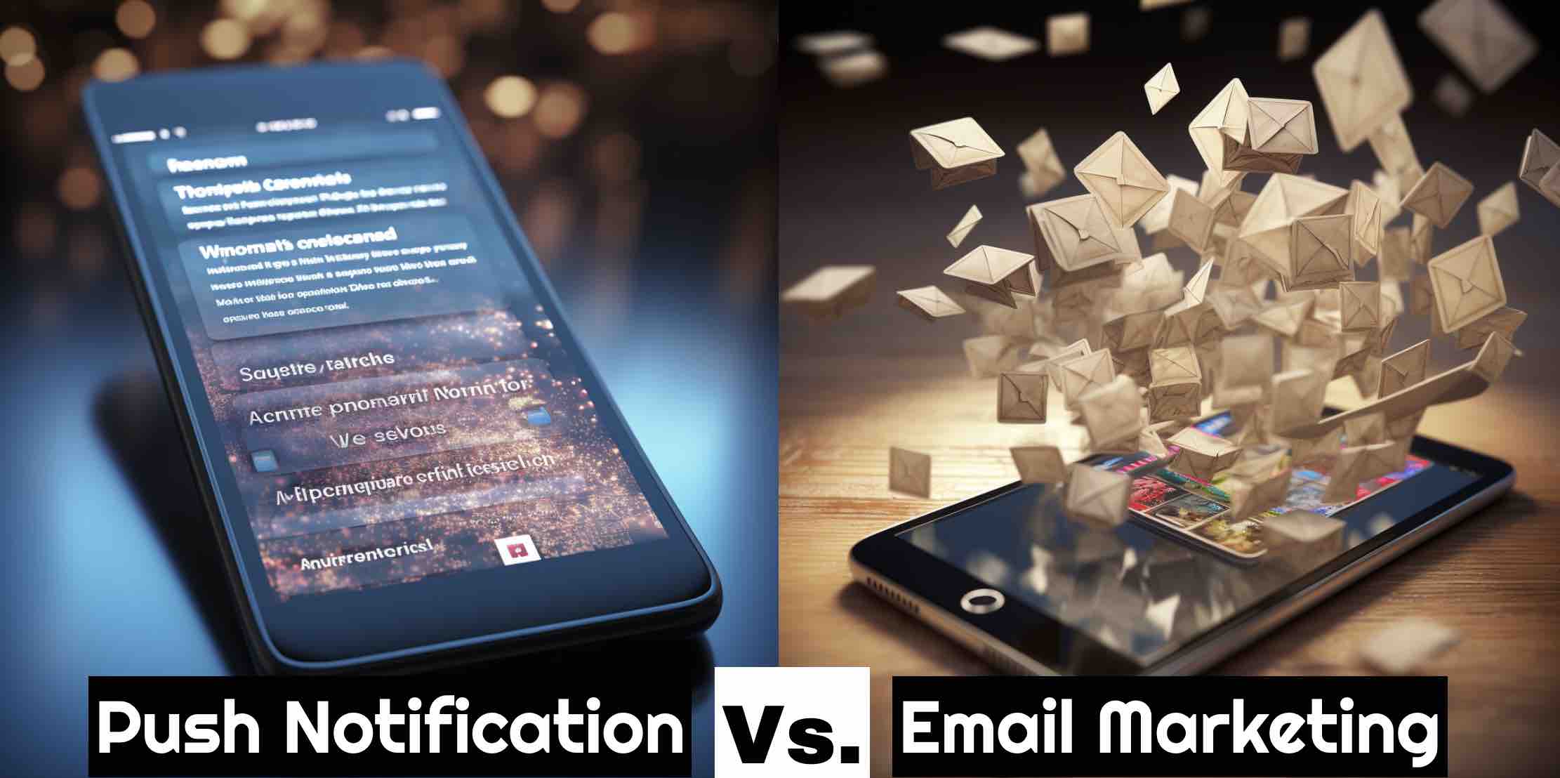 push vs email